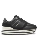 Sneakersy Tommy Hilfiger – Platform Stripes Trainer FW0FW06745 Black BDS