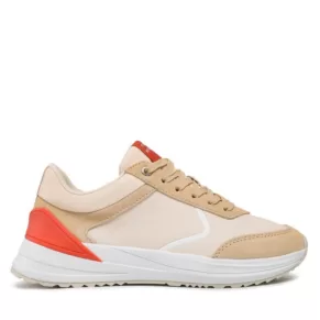 Sneakersy Tommy Hilfiger – Runner With Heel Detail FW0FW06621 Sugarcane AA8