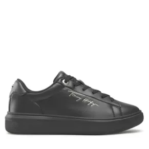 Sneakersy Tommy Hilfiger – Signature Court Sneaker FW0FW06738 Black BDS