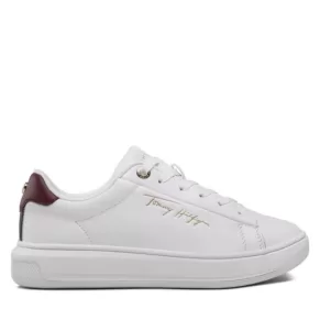 Sneakersy Tommy Hilfiger – Signature Court Sneaker FW0FW06738 White YBR