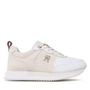 Sneakersy Tommy hilfiger – Th Essential Runner FW0FW06860 Feather White AF4