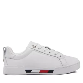 Sneakersy Tommy Hilfiger – Tricolor Insert Sneaker FW0FW06729 White YBR
