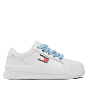 Sneakersy Tommy Jeans – City Flatform EN0EN02117 White 0K4