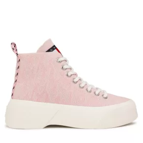 Sneakersy Tommy Jeans – Vulc Knitted Mc EN0EN02141 Misty Pink TH2