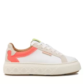 Sneakersy Tory burch – Ladybug Sneaker Adria 141755 White/Fluorescent Pink/Frost 100