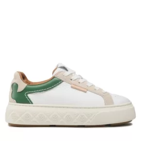 Sneakersy Tory burch – Ladybug Sneaker Adria 143066 White/Green/Frost 100