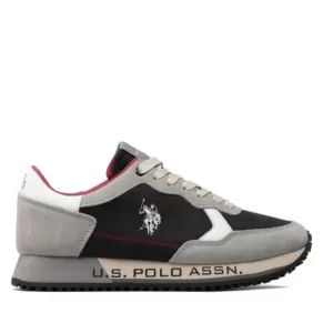 Sneakersy U.S. Polo Assn. – Cleef002 CLEEF002M/BYS1 Gry/Blk01