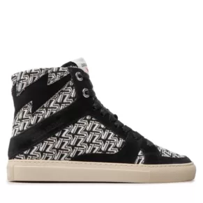 Sneakersy Zadig&Voltaire – High Flash Mo SWSN00057 Noir