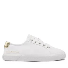 Tenisówki Tommy Hilfiger – Lace Up Vulc Sneaker FW0FW06957 White YBS