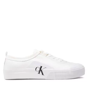 Trampki Calvin Klein Jeans – Skater Vulc Laceup Low Ny YM0YM00459 Bright White YAF