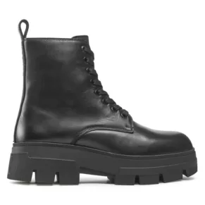 Trapery Calvin Klein Jeans – Chunky Combat Laceup Boot YM0YM00559 Black BDS