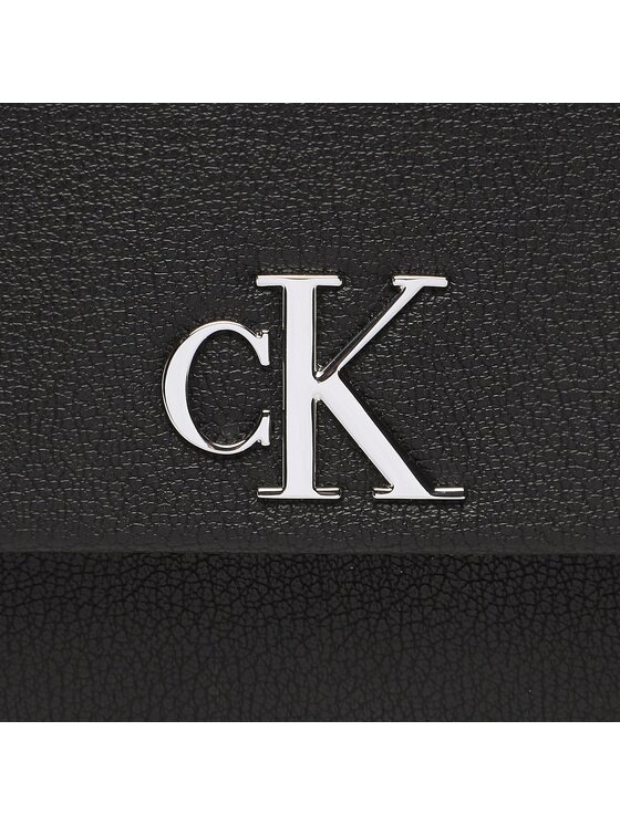 Calvin Klein Jeans Torebka Minimal Monogram Boxy Flap Cb19 K60K610330 Czarny zdjęcie nr 2