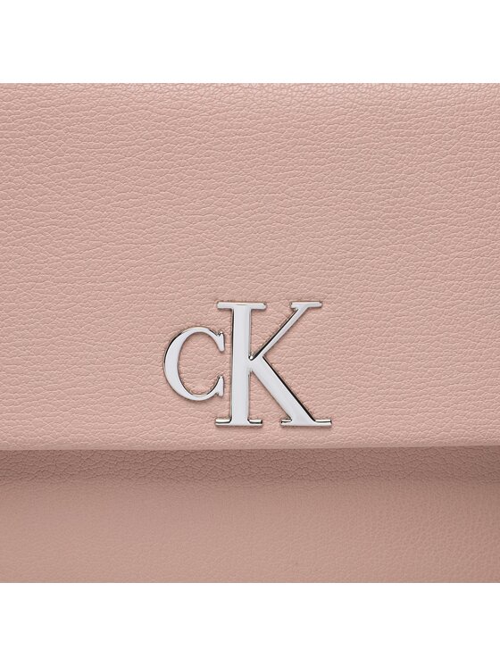 Calvin Klein Jeans Torebka Minimal Monogram Boxy Flap Cb19 K60K610330 Różowy zdjęcie nr 3