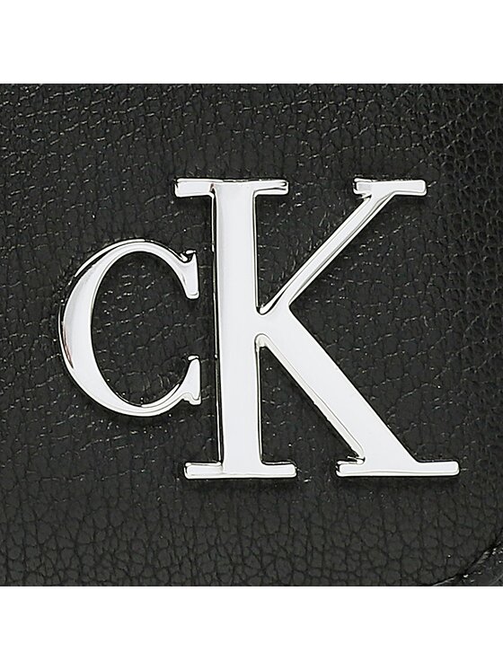 Calvin Klein Jeans Torebka Minimal Monogram Camera Bag 18 K60K610331 Czarny zdjęcie nr 2