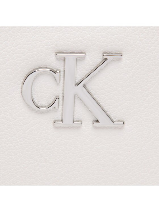 Calvin Klein Jeans Torebka Minimal Monogram Shoulder Bag K60K610843 Biały zdjęcie nr 2