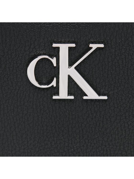 Calvin Klein Jeans Torebka Minimal Monogram Shoulder Bag K60K610843 Czarny zdjęcie nr 2