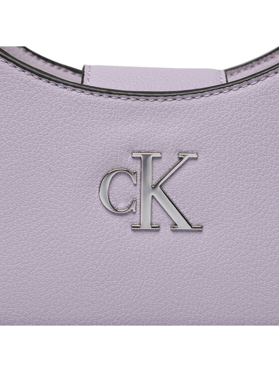Calvin Klein Jeans Torebka Minimal Monogram Shoulder Bag K60K610843 Fioletowy zdjęcie nr 2