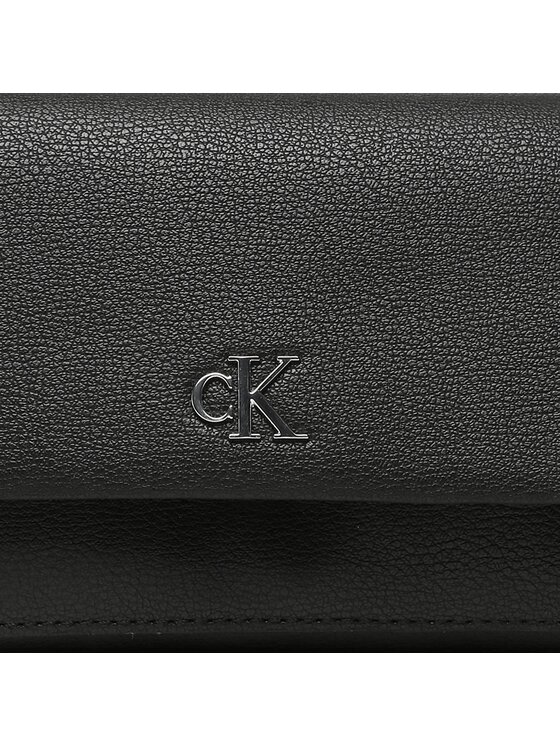 Calvin Klein Jeans Torebka Minimal Monogram Walet W/Strap K60K610704 Czarny zdjęcie nr 2
