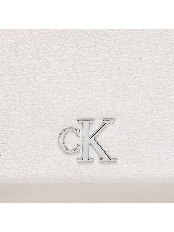 Calvin Klein Jeans Torebka Minimal Monogram Wallet W/Strap K60K610704 Écru zdjęcie nr 2