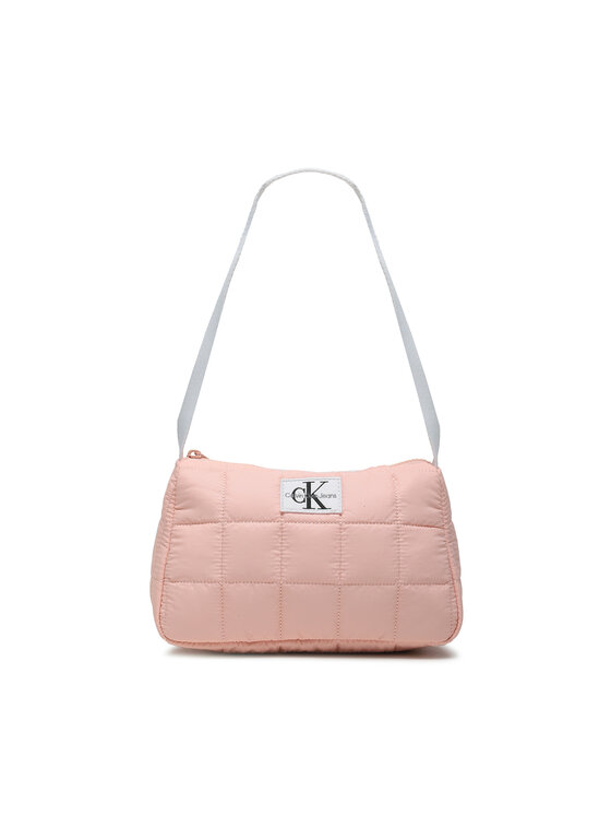Calvin Klein Jeans Torebka Quilted Shoulder Bag IU0IU00447 Różowy