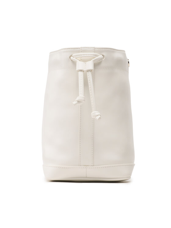 Calvin Klein Jeans Torebka Re-Lock Drawstring Bag Mini K60K610450 Biały zdjęcie nr 3