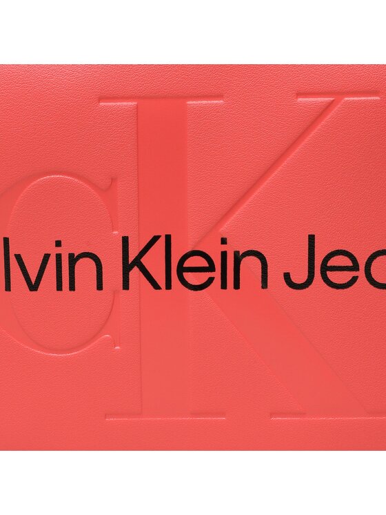 Calvin Klein Jeans Torebka Sculpted Camera Bag 18 Mono K60K610275 Koralowy zdjęcie nr 2