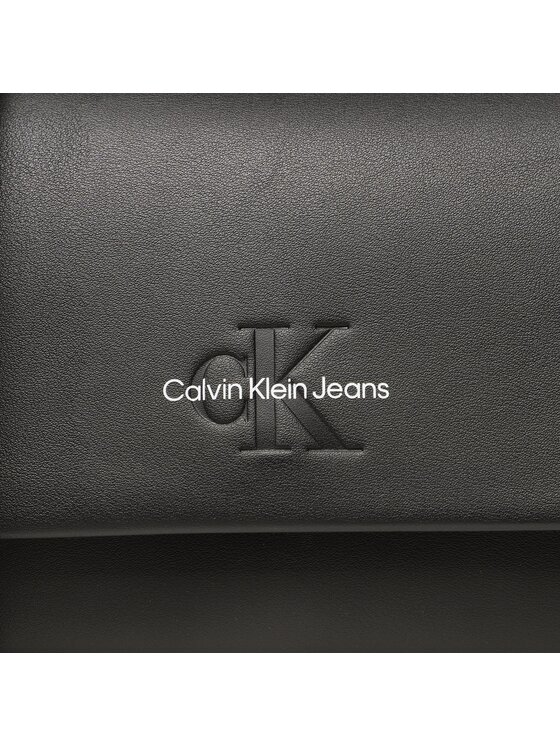 Calvin Klein Jeans Torebka Sculpted Ew Flap25 Tag K60K610554 Czarny zdjęcie nr 2