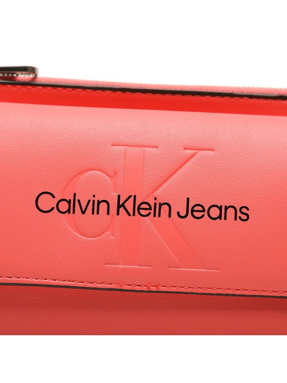 Calvin Klein Jeans Torebka Sculpted Flap Xbody Mono K60K610579 Różowy zdjęcie nr 2