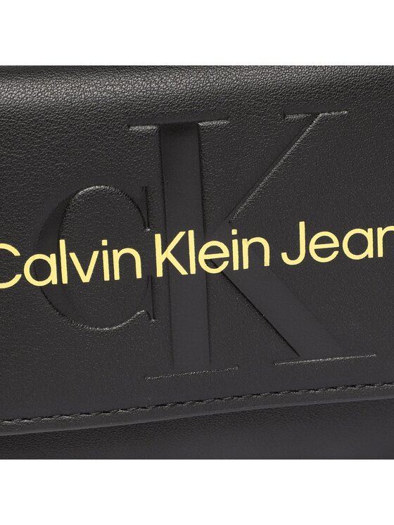 Calvin Klein Jeans Torebka Sculpted French Flap Xbody Mono K60K610581 Czarny zdjęcie nr 2