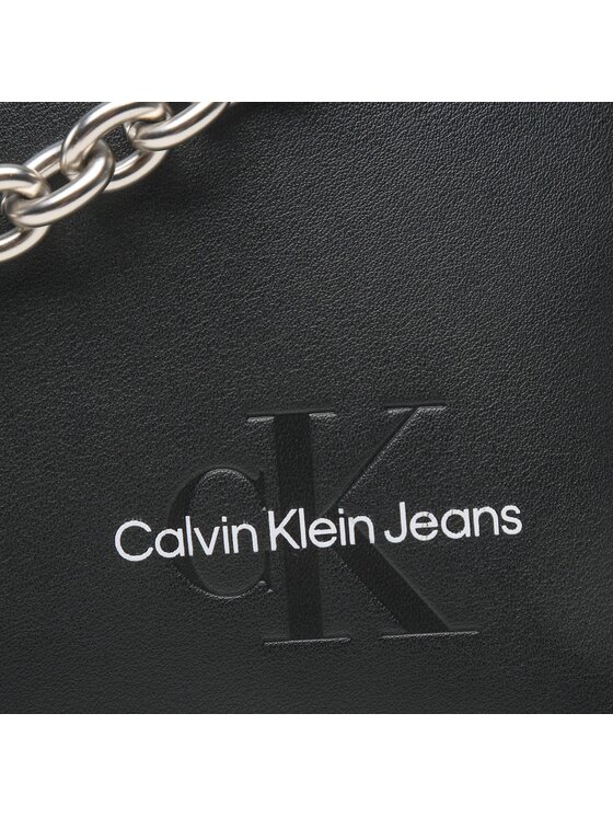 Calvin Klein Jeans Torebka Sculpted Round Sb28 Chain K60K610563 Czarny zdjęcie nr 2
