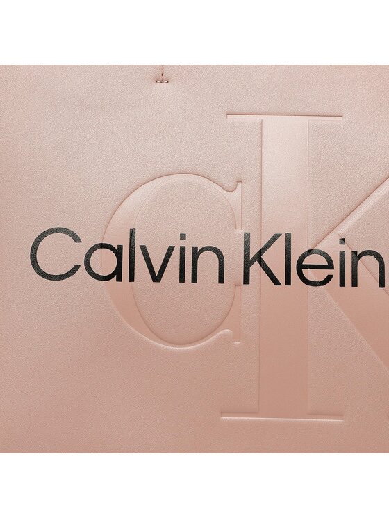 Calvin Klein Jeans Torebka Sculpted Shopper29 K60K607464 Różowy zdjęcie nr 2