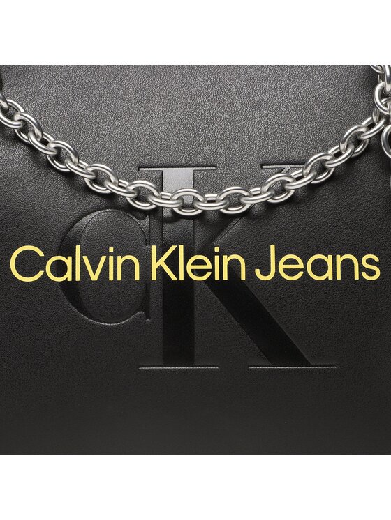 Calvin Klein Jeans Torebka Sculpted Shoulder Bag 24 Mono K60K607831 Czarny zdjęcie nr 2