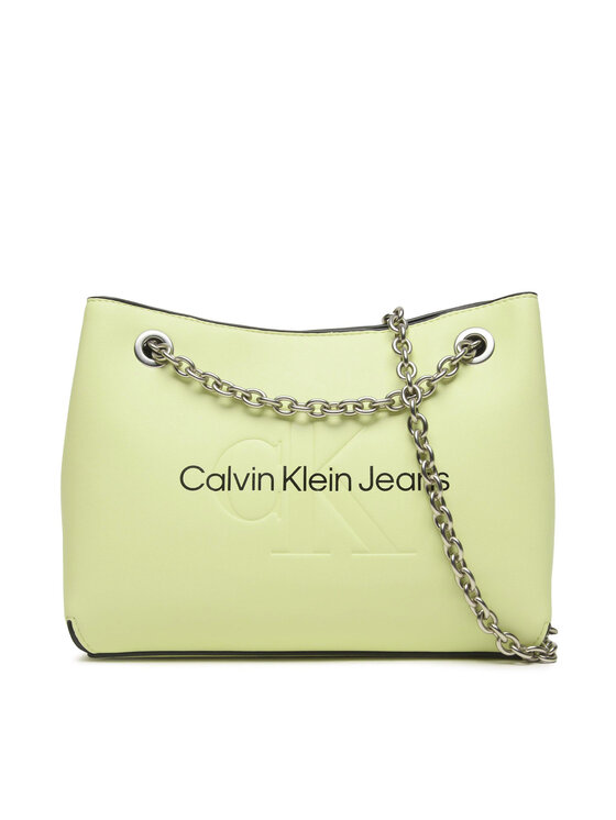 Calvin Klein Jeans Torebka Sculpted Shoulder Bag 24 Mono K60K607831 Zielony