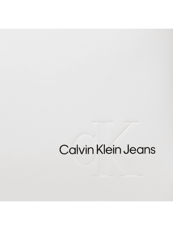 Calvin Klein Jeans Torebka Sculpted Shoulder Bag W/Chain24 K60K610565 Biały zdjęcie nr 2