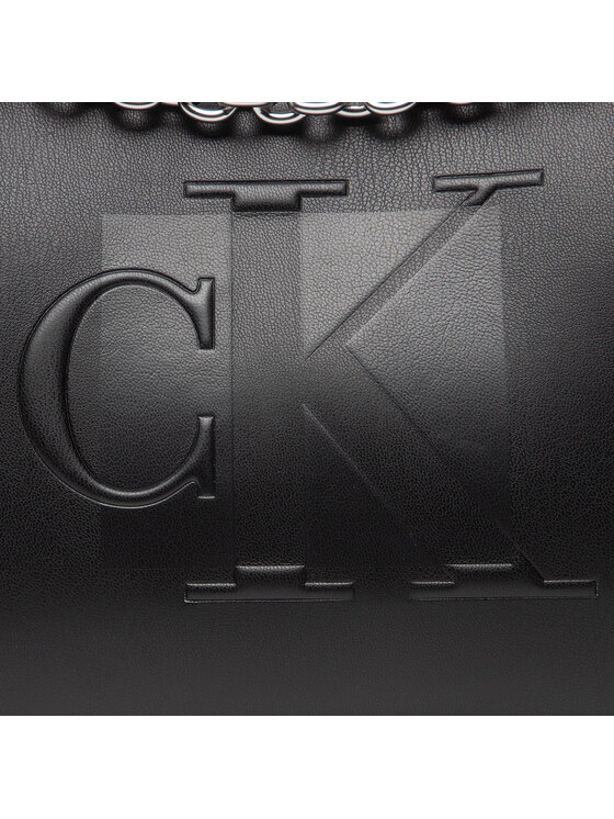 Calvin Klein Jeans Torebka Sculpted Shoulder Bag24 Chain K60K609767 Czarny zdjęcie nr 2