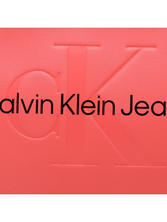 Calvin Klein Jeans Torebka Sculpted Shoulder Pouch25 Mono K60K610679 Koralowy zdjęcie nr 2