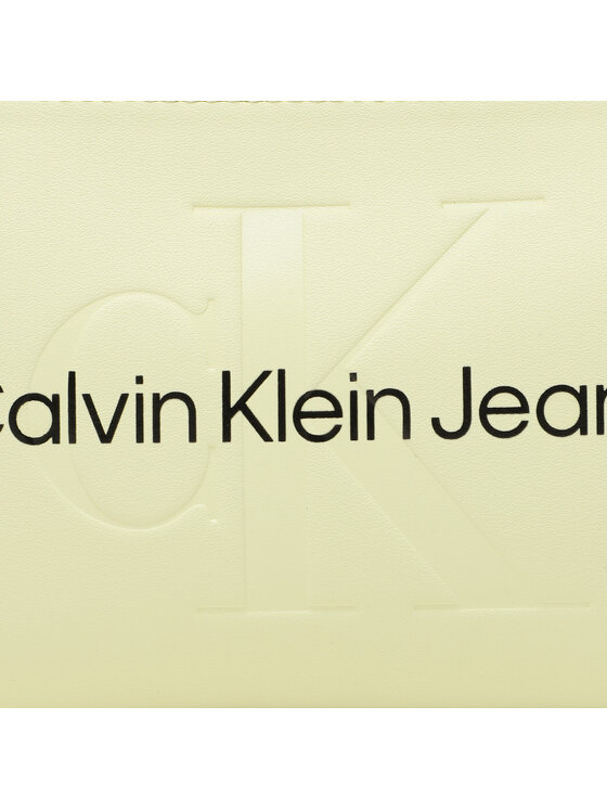 Calvin Klein Jeans Torebka Sculpted Shoulder Pouch25 Mono K60K610679 Żółty zdjęcie nr 2