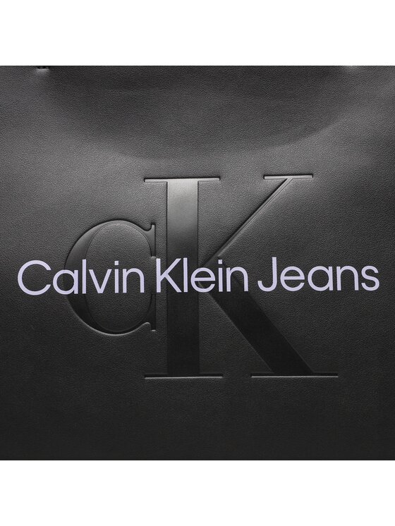 Calvin Klein Jeans Torebka Sculpted Slim Tote34 Mono K60K610825 Czarny zdjęcie nr 2