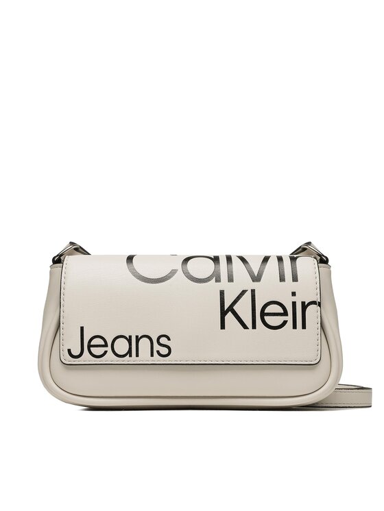 Calvin Klein Jeans Torebka Sleep Flap Conv Sb20 Aop K60K610062 Beżowy