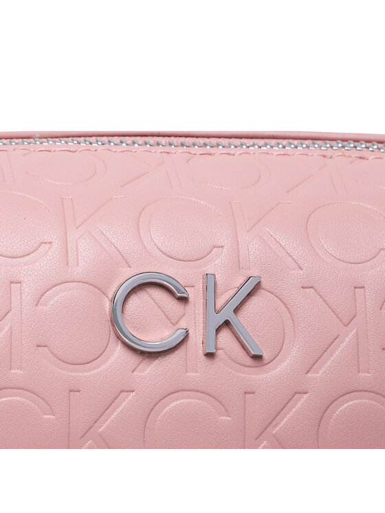 Calvin Klein Kosmetyczka Re-Lock Cosmetic Pouch Em Mono K60K610261 Różowy zdjęcie nr 2
