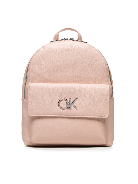 Calvin Klein Plecak Re-Lock Backpack W/Pocket Pbl K60K609428 Różowy