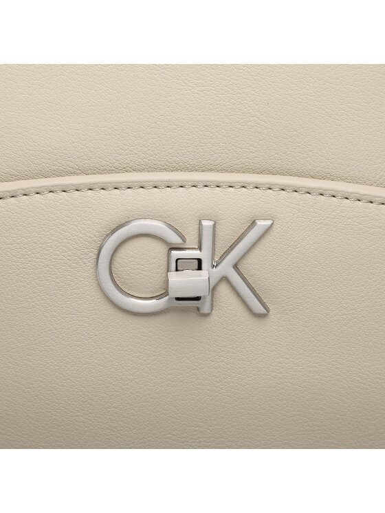Calvin Klein Plecak Re-Lock Domed Backpack K60K610772 Beżowy zdjęcie nr 2