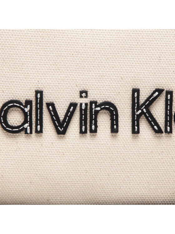 Calvin Klein Torebka Calvin Resort Shoulder Bag Cnys K60K609578 Beżowy zdjęcie nr 4