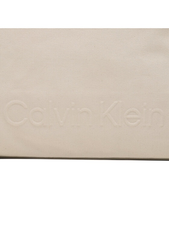 Calvin Klein Torebka Ck Connect Tote Refibra K40K401000 Beżowy zdjęcie nr 2