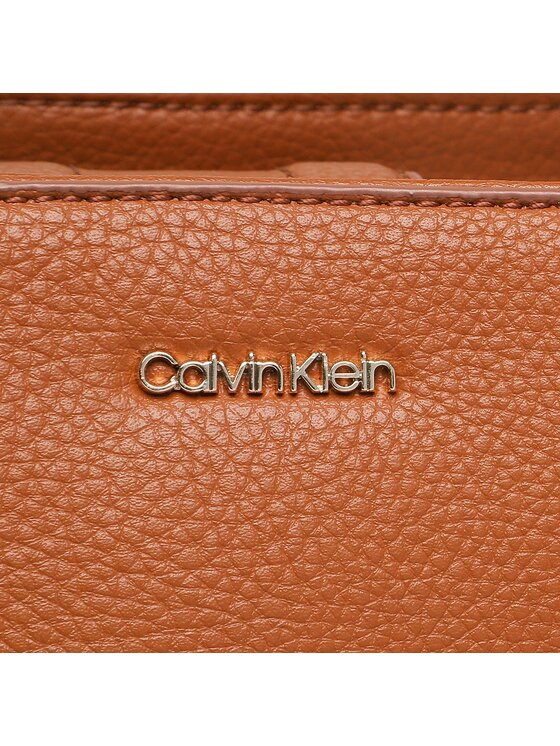 Calvin Klein Torebka Ck Elevated Tote Md K60K610170 Brązowy zdjęcie nr 2