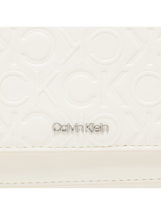 Calvin Klein Torebka Ck Must Mini Bag Emb Mono K60K610943 Écru zdjęcie nr 2