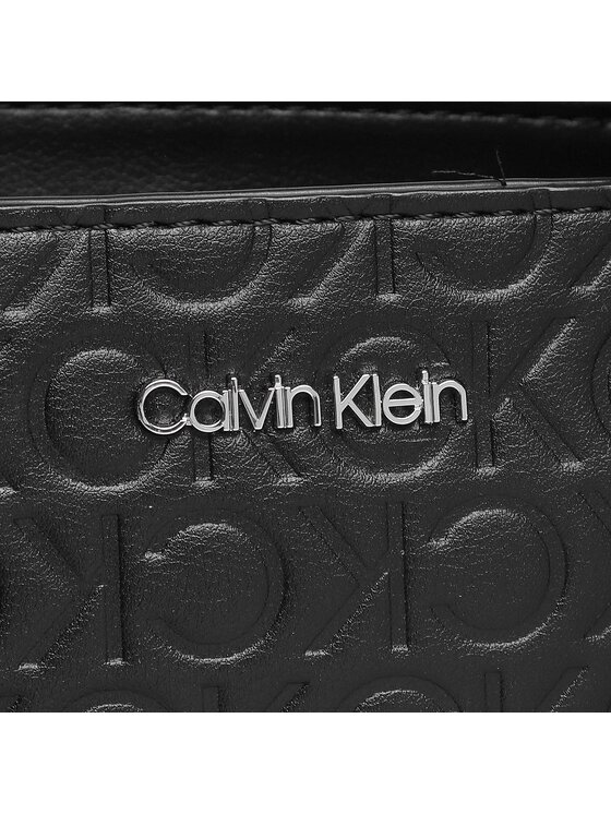 Calvin Klein Torebka Ck Must Mini Tote Embossed K60K610193 Czarny zdjęcie nr 2