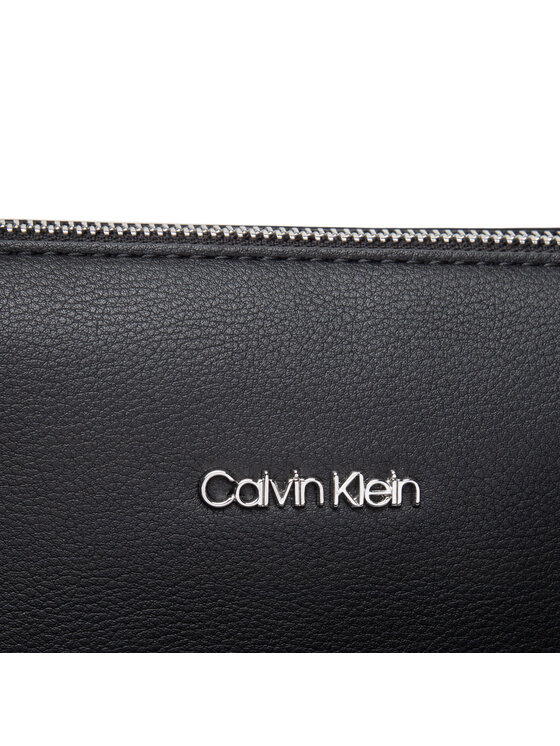 Calvin Klein Torebka Ck Must Shopper Lg W/Slip Pocket K60K609116 Czarny zdjęcie nr 3