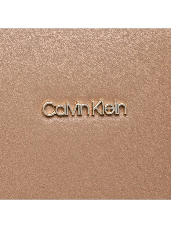 Calvin Klein Torebka Ck Must Shopper Md K60K609874 Beżowy zdjęcie nr 2