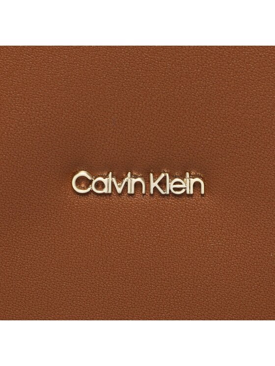 Calvin Klein Torebka Ck Must Shopper Md K60K610736 Brązowy zdjęcie nr 2